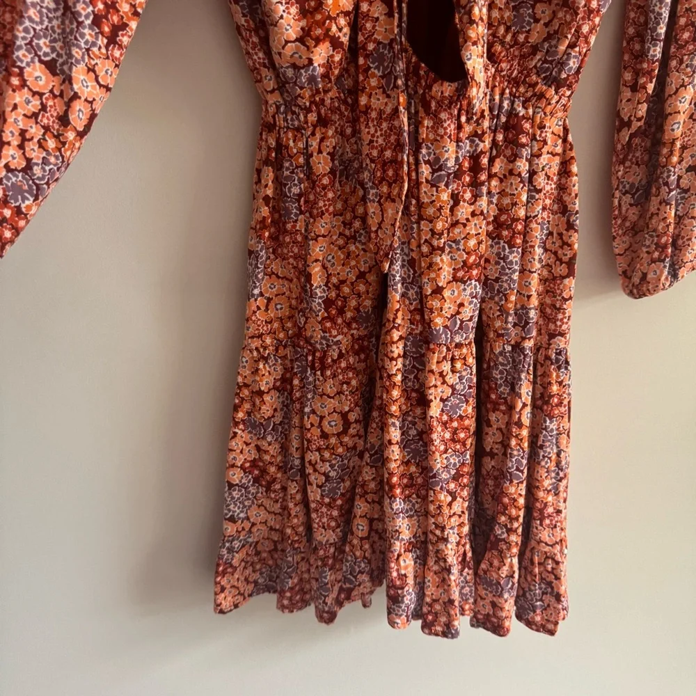 L*Space Floral Mini Dress in Pink and White - Picture 4 of 8